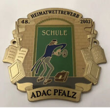 German Car Grill Badge 🇩🇪 ADAC PFALZ 2003 Heimatwettbewerb Germany Schule picture