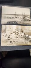 2 dif Mexican Border War 1914 RPPC Postcard. lot of 2 picture