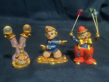Lot of 3 Spoontiques  Pewter Clown Figurines picture