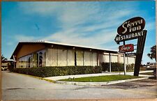 Ft Lauderdale Florida Sierra Inn Restaurant Lounge Postcard c1960 picture