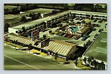 Los Angeles California Vagabond Motor Hotel Scenic Aerial View DB Postcard picture