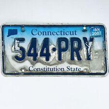 2007 Connecticut Constitution State Passenger License Plate 544-PRY picture