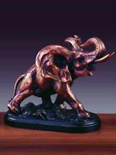 Handcrafted Elephant Copper Figurine Statue 8