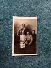 A8e vintage bw photograph undated family group m2688 picture