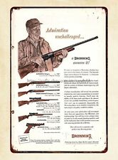 1963 BROWNING Auto 5 Double Automatic SHOTGUN tin sign tin posters picture