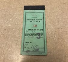1931 Hagerstown & Frederick Railway Potomac Edison Employee Students Ticket Book picture