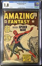 Amazing Fantasy #15 CGC 1.8 Off-White Pages picture