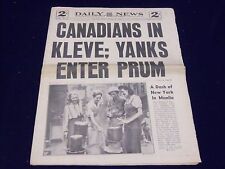 1945 FEBRUARY 12 NEW YORK DAILY NEWS - CANADIANS IN KLEVE - NP 1998 picture