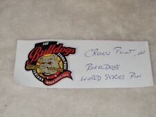 Crown Point Indiana 14U bulldogs 2009 WORLD SERIES youth SOFTBALL LAPEL PIN  picture