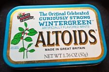 Altoids Wintergreen Vintage Flat Top (EMPTY TIN) Very Rare Collectible picture