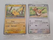 Pokémon Pikachu And Eevee Pokemon Together Promo Cards Sealed PokéPost Set Of 2 picture