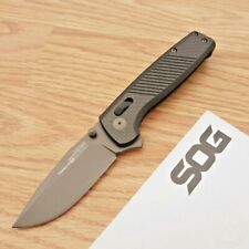 SOG Terminus XR Folding Knife S35VN Stainless Blade Black Carbon Fiber Handle picture