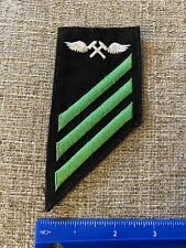 USN US Navy Airman Aviation Structural Mechanic Patch Green Black Rate picture