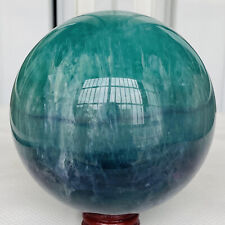 2380g Natural Fluorite ball Colorful Quartz Crystal Gemstone Healing picture