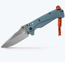 Benchmade Adira Depth Blue Grivory Drop-Point 3.88'' CPM-MagnaCut Folding Knife picture