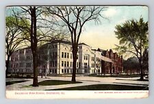 Galesburg, IL-Illinois, Galesburg High School Antique c1907, Vintage Postcard picture
