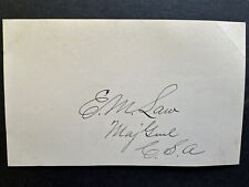 Confederate General Evander McIver Law Signed Autograph Civil War Rare Signature picture