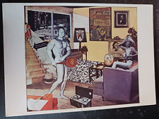 vtg postcard art RICHARD HAMILTON Just What Is It today's homes  collage picture