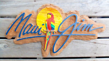 Maui Jim Sunglasses Advertising Sign Saunzee USA Faux Wood Moulded Foam Colorful picture