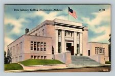 Montgomery AL-Alabama, State Judiciary Building Vintage Souvenir Postcard picture