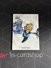 2024 Marvel Flair Invisible Woman CC-13 Carved Insert 1:72 2023 SPM picture