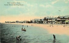Postcard C-1910 Connecticut New London Bathing Scene Leighton Valentine 22-12457 picture