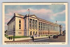 Louisville KY-Kentucky, U.S. Post House, Court House, Antique Vintage Postcard picture