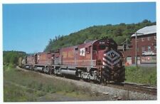 Lehigh Valley Railroad Train Alco Century 628 Diesels Engine Locomotive Postcard picture
