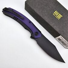WE Knife Snick Folder Knife Black Titanium Handles w/ G10 20CV Blade WE19022F-4 picture