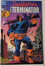 Deathstroke the Terminator #1 DC COMICS Ultimate Hit Man 1991 NM+  picture