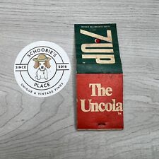 Vintage Matchbook 7UP The Uncola Soda Advertising 20 Matches Nice picture
