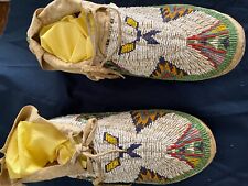 Antique Native American Cheyenne Moccasins ca. 1890's picture