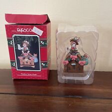 Enesco Ornament Christmas Tree Mouse on Top of Radio 1992 Vintage picture