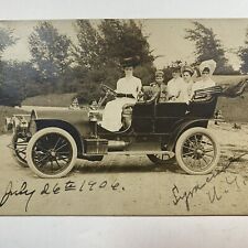 1906 Four Women In A Franklin Automobile RPPC, Syracuse, NY  picture