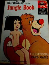 1968 Jungle Book Card Game / Ed-U-Cards / Playing Cards / Kids / Retro /Children picture