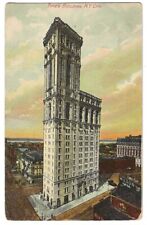 New York City, Manhattan c1907 Times Building, Hudson River, Cyrus L W Eidlitz picture