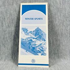 Vintage AAA Winter Sports Guide Map Booklet 1989 picture