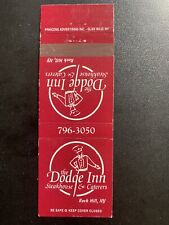 Matchbook Cover- The Dodge Inn Rock Hill New York Chef picture