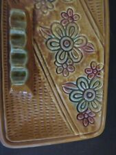 Rare Vintage Retro Flower Ash tray/plate, Very cool picture