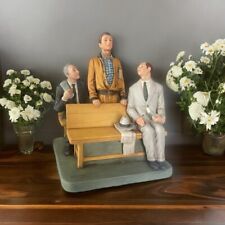 RARE Norman Rockwell Limited FREEDOM OF SPEECH 1982 Porcelain Figurine w/box picture