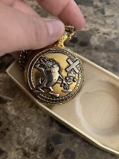 Vintage ACME Looney Tunes Tazmanian Devil Pocket Watch with Chain picture