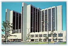c1950's Erie County Medical Center Building Cars Buffalo New York NY Postcard picture