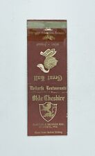 Olde Cheshire ~ Medart’s Restaurant Saint Louis, MO Great Hall Matchbook Cover picture