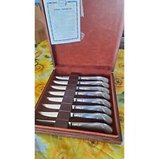 Vintage Carvel Hall Stainless Steak Knives Set of 8 with Box picture