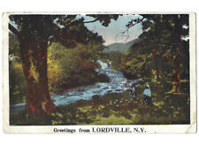 c.1921 Greetings From Lordville New York NY Postcard POSTED picture