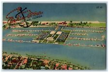 c1954 Bahia Mar Bay Ocean Front Land Fort Lauderdale Beach Florida FL Postcard picture