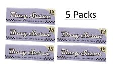 5x Blazy Susan Rolling Papers 1 1/4 Purple Papers 5 Pks *Free Shipping💃 picture