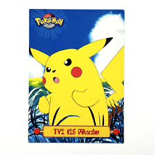Pokemon Topps TV Animation Edition Pikachu #TV2 NM picture