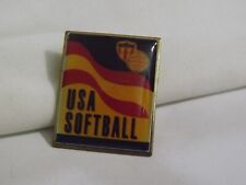 USA Softball ASA Baseball  Lapel Hat Pin picture