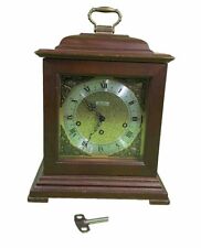 Vintage Seth Thomas 8 Day Legacy Wood Mantle Clock Westminster Chime with Key picture